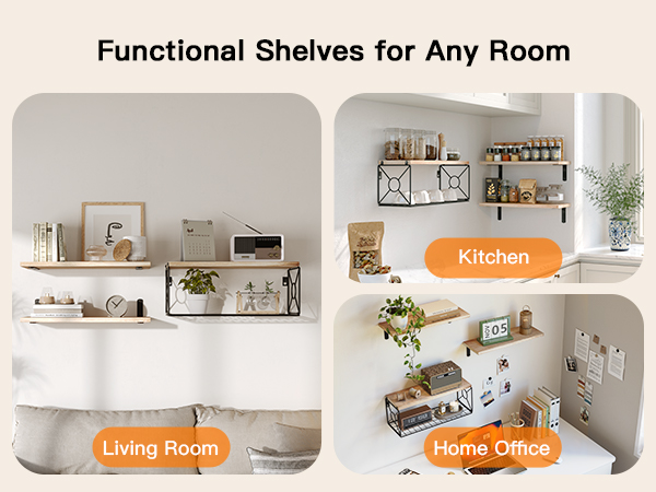 BATHROOM SHELVES