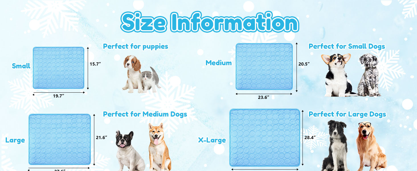 Dog Cooling Mat, Pet Cooling Pads for Dogs Cats Washable Summer Kennel Mat