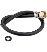 Sepaitek 3/4" Garden Hose Thread Short Mop Sink Hose for Mop Sink Faucet, 2.4 ft (29 inches) Shor...