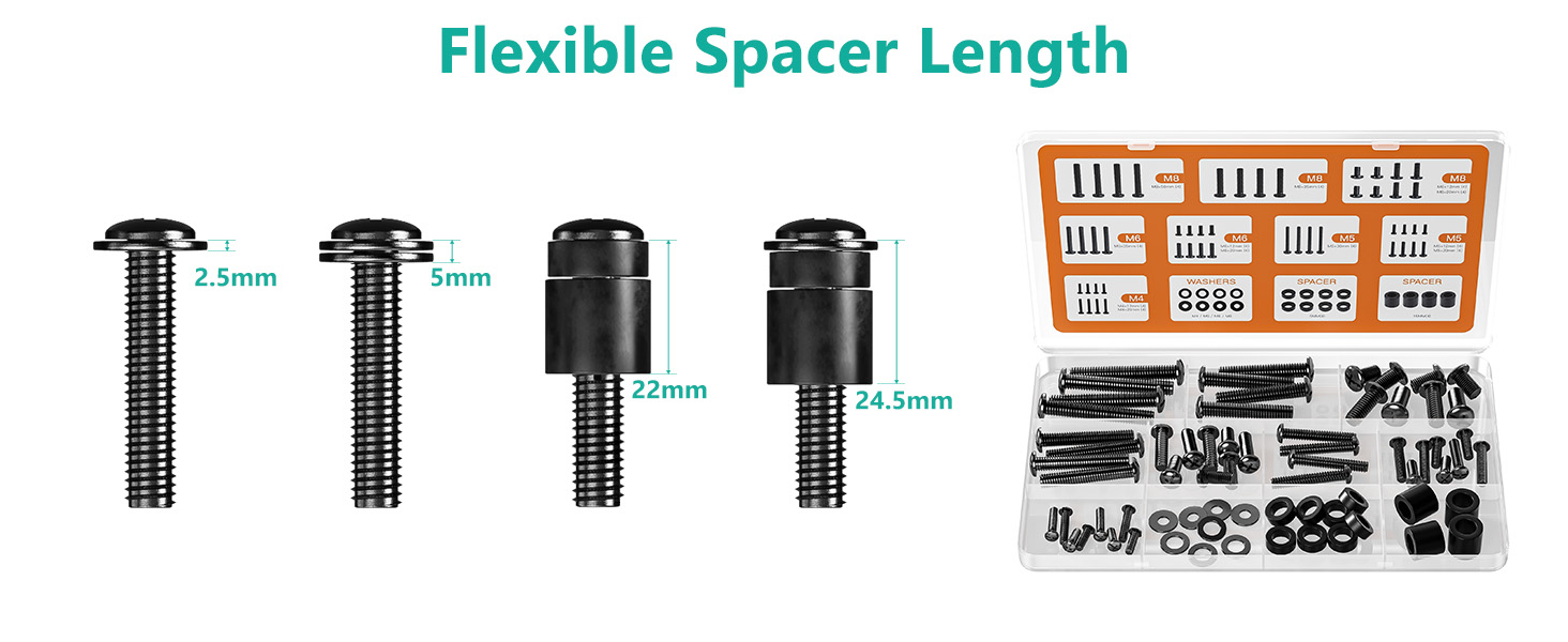 tv wall mount screws kit