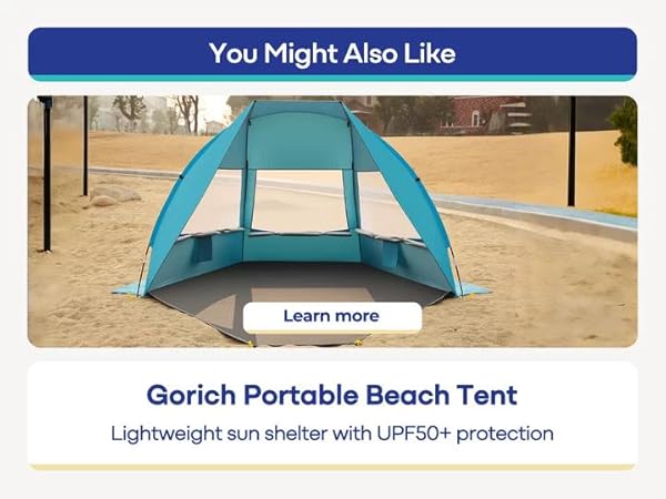 portable beach shade tent