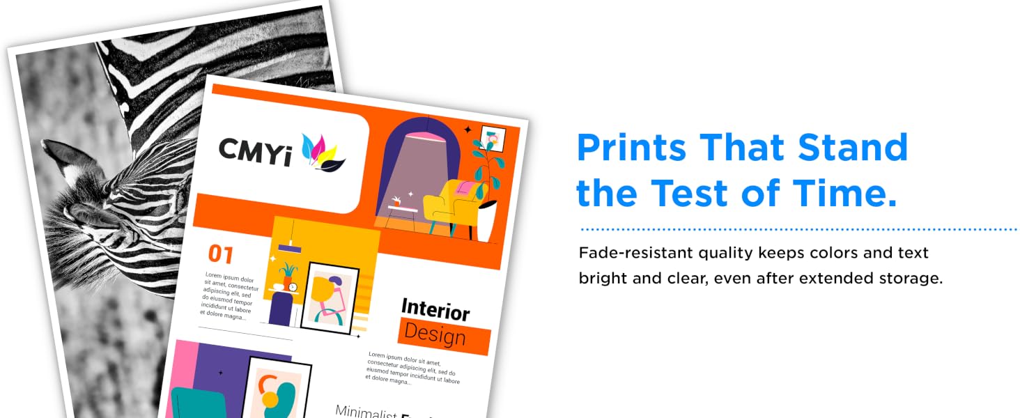 A couple color printouts