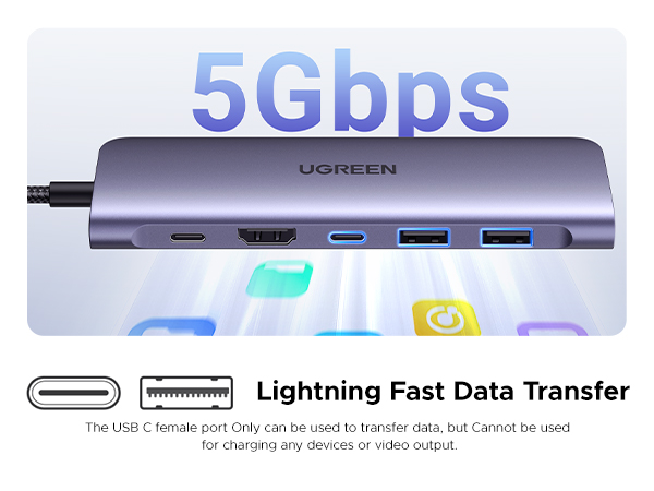 usb c hub dongle usb-c hub multiport adapter hdmi type c hub usb hub usb c