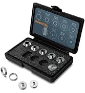 POWERTEC Router Guide, Router Bushing Guide Set, Router Template Guide 10 Pcs w/Storage Case, Fit...