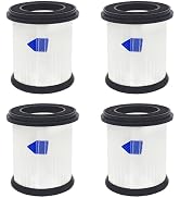 4 Pack Hepa Filter Replacement for Inse S6t S6p Pro N5s Cordless Vacuum Cleaner,With Mesh Filter ...