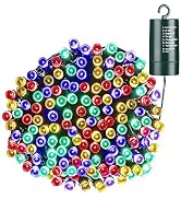 Joomer Battery Chrismas Lights, 66ft 200LED Fairy Lights Battery Operated Timer 8 Modes Waterproo...