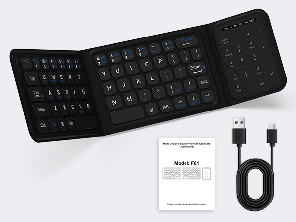 Foldable Bluetooth Keyboard