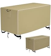 Velway Deck Box Cover - Heavy Duty 420D Waterproof Outdoor Patio Cushion Storage Bench Cover for ...