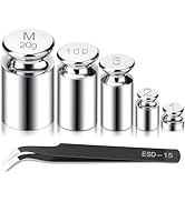 Fuzion Calibration Weights 1g 2g 5g 10g 20g, Stainless Steel Scale Calibration Weight Set, Calibr...