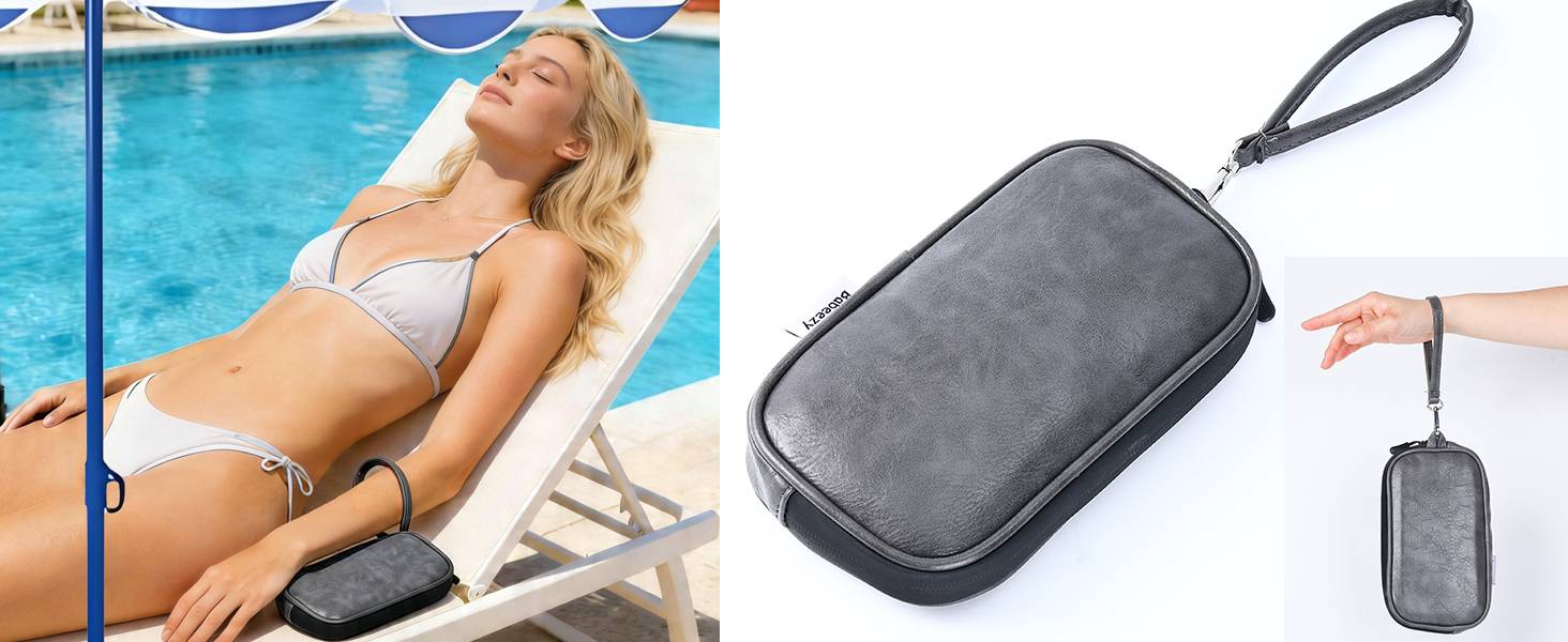 babeezy cell phone insulated pouch for overheating cool pack for phone in sun