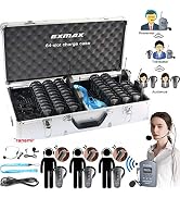 EXMAX EX-200E UHF Wireless Tour Guide System Voice Acoustic Transmission Equipment Simultaneous I...