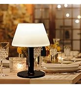 shumi LED Solar Table Lamp Outdoor Waterproof-3 Way Dimmable Outside Patio Table lamp,Modern Beds...