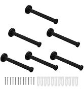 Vanloory Bath Towel Hooks, 6 Pack Round Coat Hooks, Sturdy Wall Mounted Robe Hook, SUS 304 Stainl...