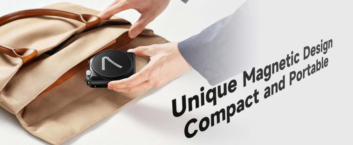 Unique Magnetic Design Compact and Portable