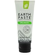 Redmond Earthpaste with Silver - Natural Non-Fluoride Toothpaste, 4 Ounce Tube (Unsweetened Spear...