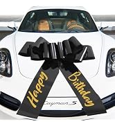 Happy Birthday Car Bow,30 Inch Big Car Bow for car,new House,Birthday Gift,Birthday Party and Oth...