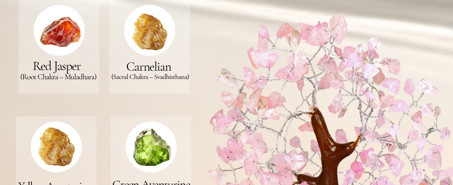 real crystals and healing stones