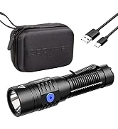 soonfire E37 USB C Rechargeable LED Handheld Flashlights, 2530 Lumens - Ultra-Compact and Super B...