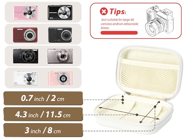 digital camera case kodak pixpro fz45 fz55 hard cases small camkory cute compact estuche para cámara