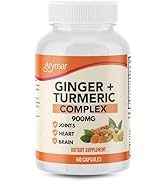 Arymar Ginger Turmeric Supplement – 60 Capsules – Herbal Dietary Supplement