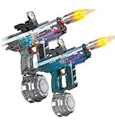 FlashyU Electric Water Gun for Adults Kids, 2 Pack Powerful Automatic Squirt Waterguns Pistol, Su...