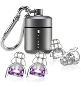 High Fidelity Concert Earplugs, Reusable Musicians Ear Plugs, 24dB Advanced Filter Technology Ear...