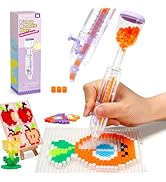 Caydo 5mm Fuse Bead Pen, Purple Fuse Beads Dispenser for Holiday Home DIY Decor, Parent-Child Int...