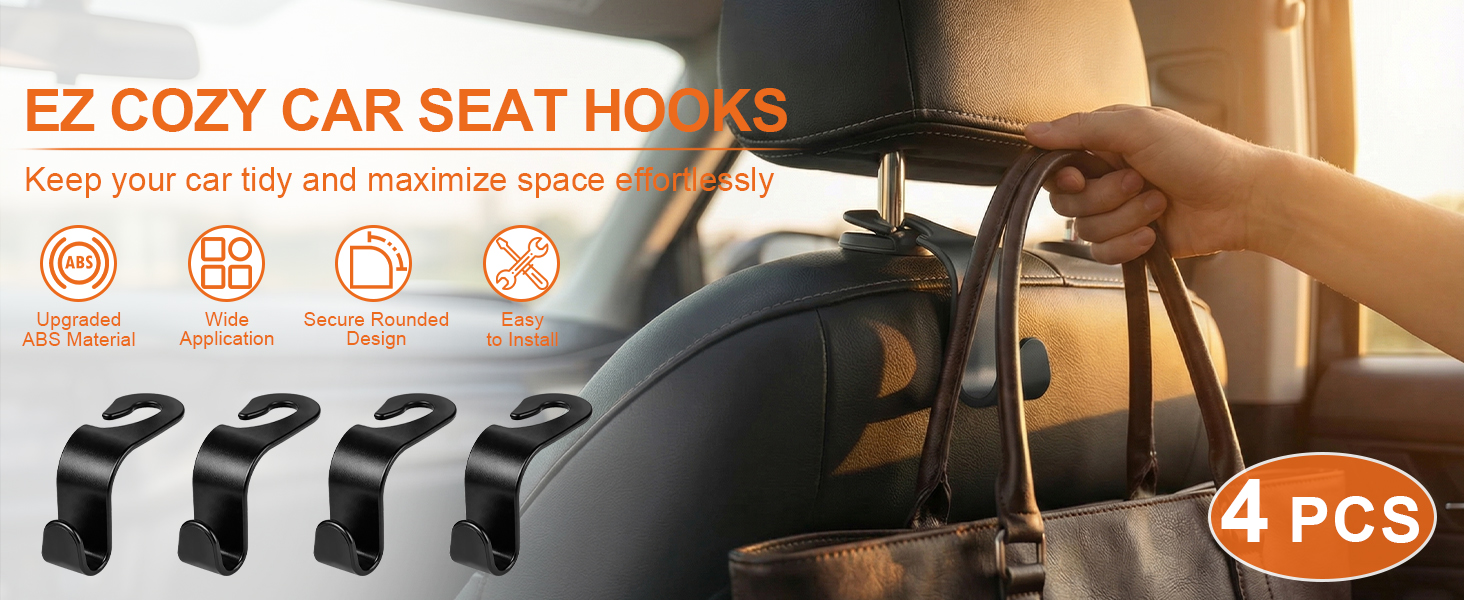 EZ COZY CAR SEAT HOOKS