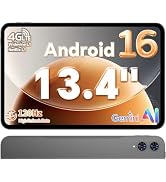 TECLAST T65 13.4" Android16 4G Tablet, 20GB+128GB 120Hz Widevine L1 | 8000mAh, Octa-Core, 1920×12...
