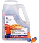 3M Performance Plus Wire Connector, O/B+JUG, Orange/Blue, Flexible Steel Spring Connectors, Twist...
