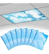 Cosweet 8 Pcs Fluorescent Light Covers with 10 Strong Magnets - Flame Retardant Light Filter for ...