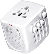 International Travel Adapter Voltage Converter to Step Down 230V to 120V for Hair straighteners, ...