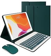 LAMA Keyboard Case with Mouse for iPad 10.2" 9th 8th 7th Generation, with Detachable Bluetooth Ke...