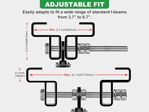 Heavy Duty Steel Beam Clamp