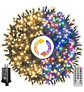 Ollny Christmas Lights, 210FT 640LED Color Changing Christmas Tree Lights with 11 Modes Remote Co...