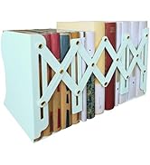 Yuetshuni Metal Bookends, Book Ends for Heavy Books, Adjustable Book Holder for Shelves, Book Sto...