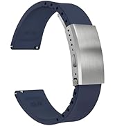 watchdives FKM Rubber Watch Strap, Cut to Size Fast Release Watch Band Soft Replacement Watchband...