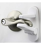 Improved Childproof Door Lever Lock (4 Pack) Prevents Toddlers From Opening Doors. Easy One Hand ...