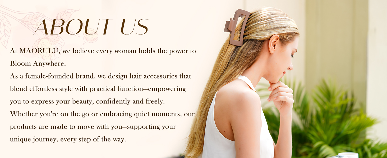 Claw Clips for thick hair
