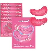 medicube PDRN Pink Collagen Jelly Eye Mask | Hydrogel Eye Patches with PDRN, Collagen, NAD | Refr...