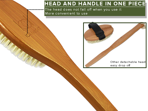 icandoit long handle bath brush with pumice stone