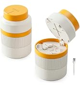 3-in-1 Pill Cutter, 1/2 1/4 Pill Crushers & Splitters with Stainless Steel Hidden Sharp Blade and...