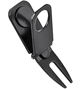 Mile High Life | All Metal 3 in 1 Golf Divot Tool | Magnetic Golf Cigar Holder | Golf Club Holder...