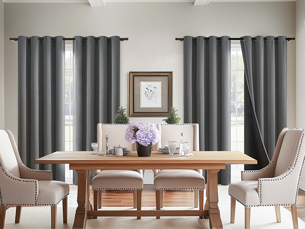 Grey Blackout Curtains