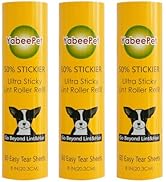 Large Surface Roller Refill for Scotch-Brite 50% Stickier Lint Roller, Works Great On Pet Hair (6...