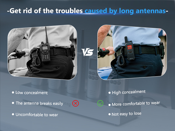 Get rid of the troubles caused by long antennas