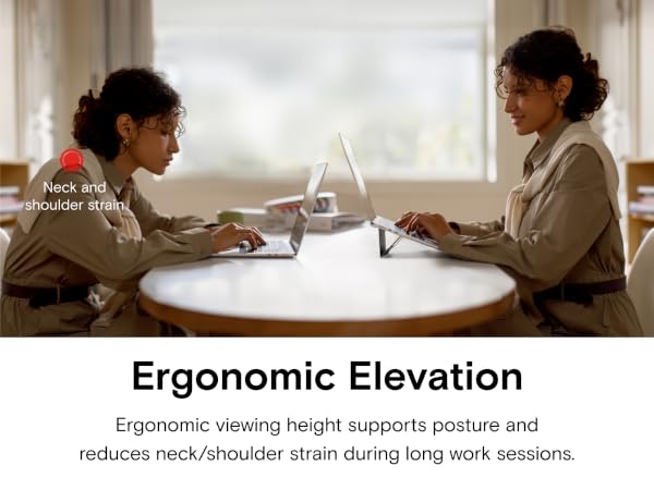 ergonomic elevation laptop stand