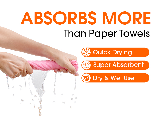 microfiber cleaning cloth roll tearaway