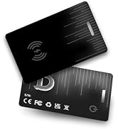 Wallet Tracker Card, Ultra-Thin Wireless Charging Wallet Finder Work with Apple Find My (iOS Only...
