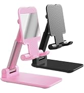 OGMAPLE Phone Stand for Desk, Cell Phone Holder Cute Smart Cellphone Stand Foldable Stands Compat...